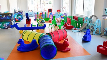 A Mood Changing Room where children would want to come to school more than home.